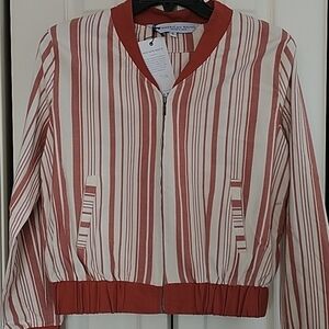 American Rhino Bomber Jacket Kenyan Cotton Made in Kenya Sz S